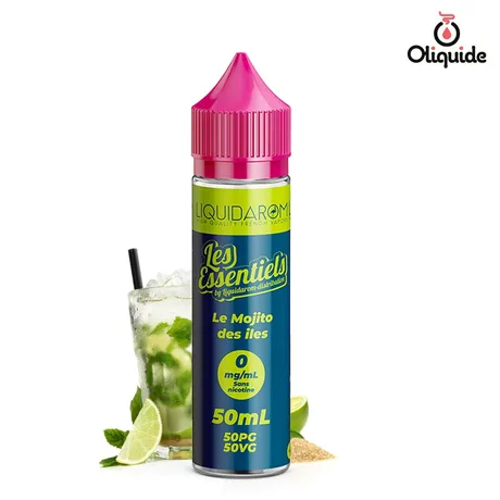 Liquidarom Les Essentiels 50ml Le Mojito des iles 50 ml de la marque Liquidarom