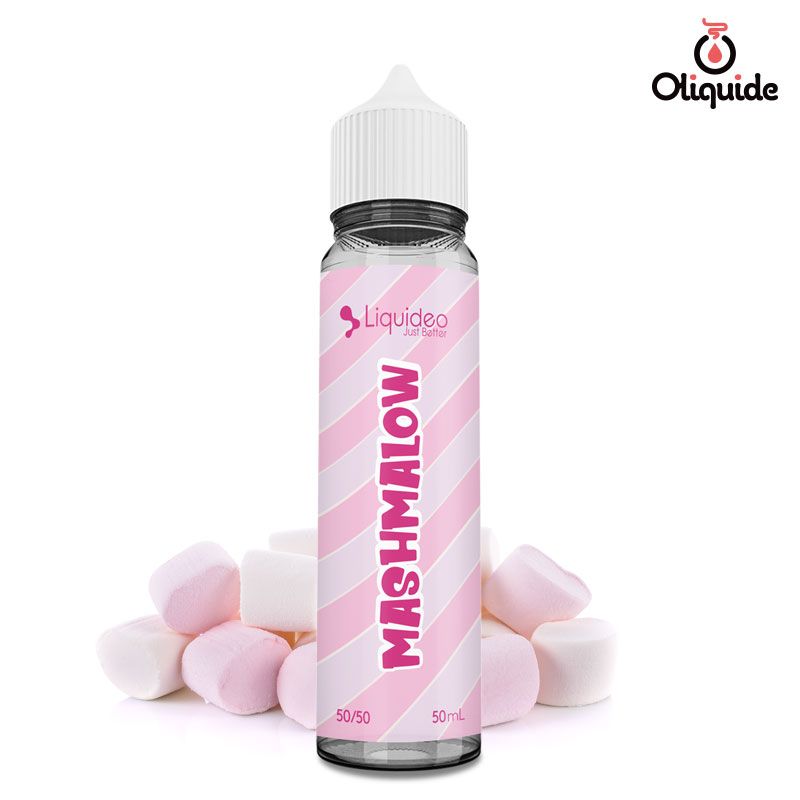 Testez le Mashmalow 50 ml de Liquidéo pour des résultats concrets