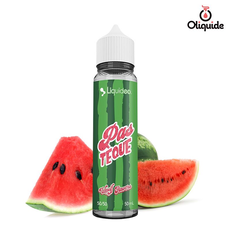 Expérimentez le Pastèque 50 ml de Liquideo pour une expérience immersive unique