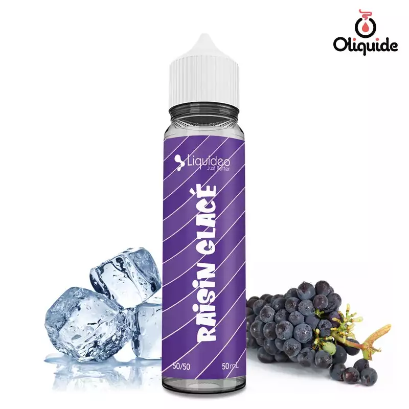 Prenez le temps d'explorer le Raisin Glacé 50 ml de Liquidéo