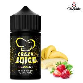 Fraise Banane Rétro 50 ml de la collection Crazy Juice 