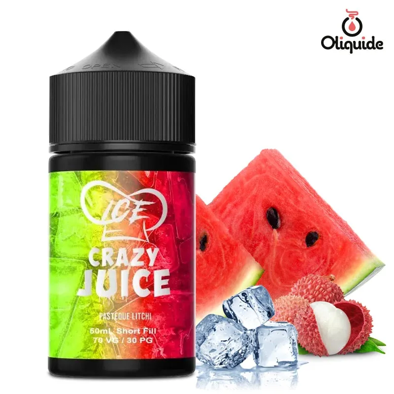 Mettez à l'épreuve vos compétences avec le Pastèque Litchi Ice 50 ml de Mukk Mukk