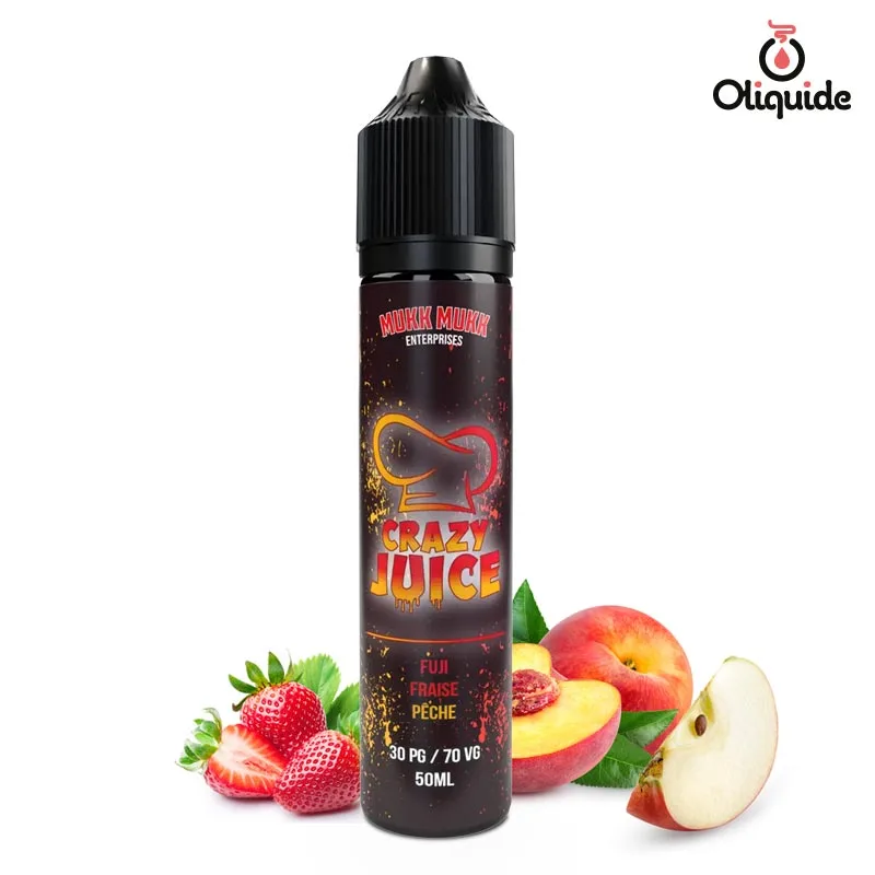 Adaptez-vous au Fuji Fraise Pêche 50 ml de Mukk Mukk et testez-le