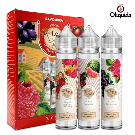 Pack Le Petit Verger Savourea 3x50ml Pack Spécial Fruits Rouges 3 x 50 ml de la marque Savourea