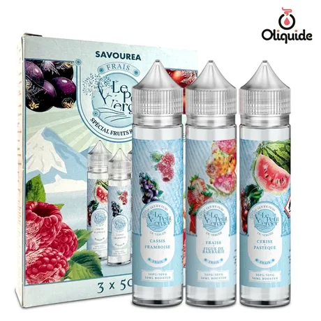Pack Le Petit Verger Savourea 3x50ml Pack Spécial Fruits Rouges Frais 3 x 50 ml de la marque Savourea