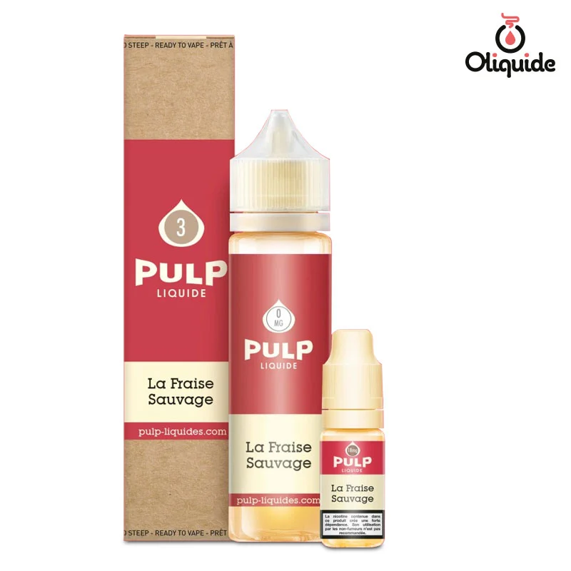 Saisissez l'occasion de tester en profondeur la Fraise sauvage 60 ml de Pulp