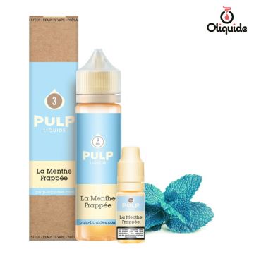 La Menthe Frappée 50 & 60 ml de la collection Pulp Original 