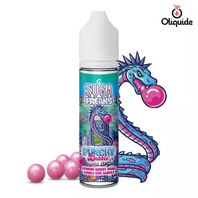 Voyez ce que le Punchy Bubble 50 ml de Alfaliquid a à offrir
