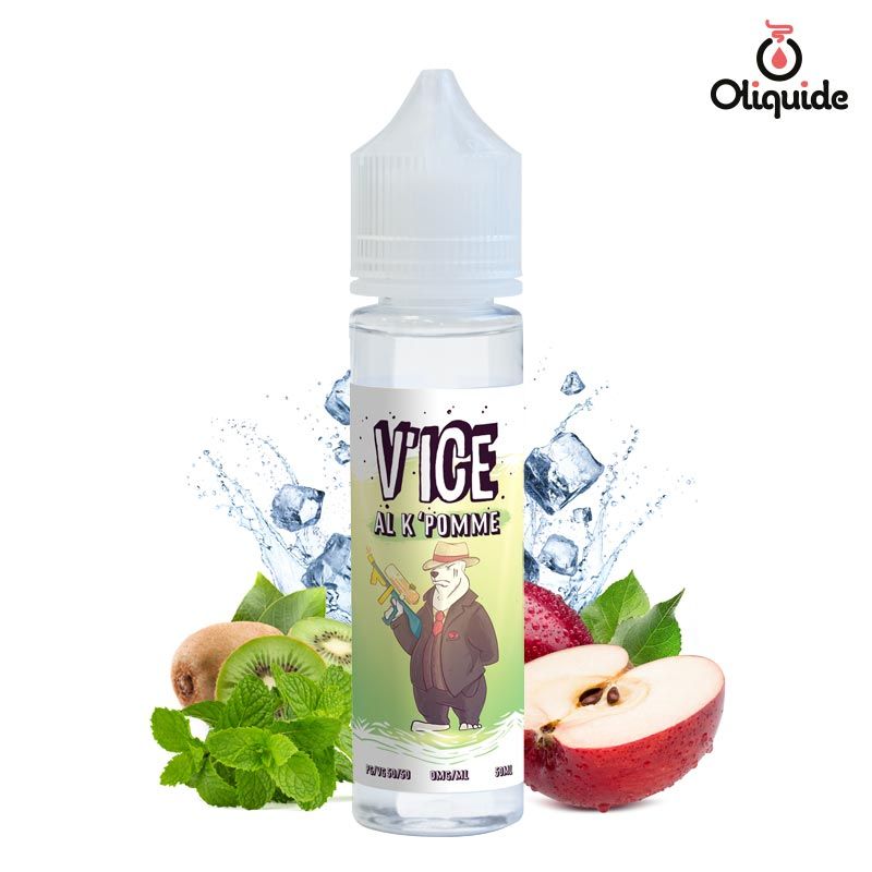 Prenez le temps d'évaluer le Al K'Pomme - 50 ml de Vincent dans les Vapes