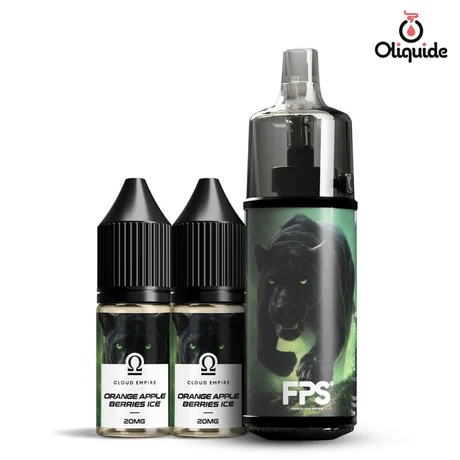 Ecigarettes FPS Tank 30K Orange Apple Berries Ice de la marque Fuu