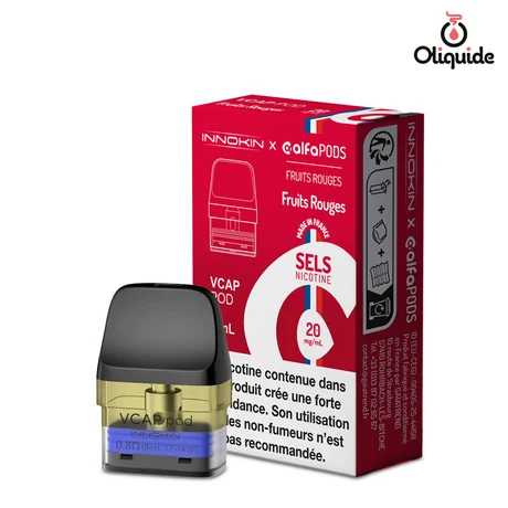 Alfapod VCAP Alfaliquid Alfapod VCAP Fruits Rouges 2ml de la marque Alfaliquid