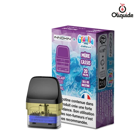 Alfapod VCAP Alfaliquid Alfapod VCAP Mûre Cassis 2ml de la marque Alfaliquid