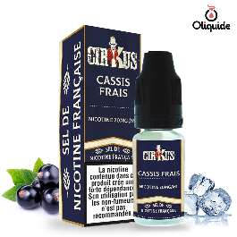 Cassis Frais de la collection CirKus Sel de Nicotine 