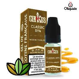 Liquide CirKus Sel de Nicotine Classic RY4 pas cher
