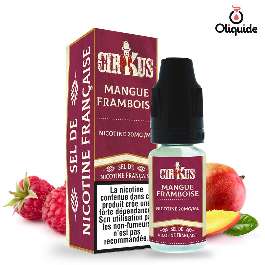 Mangue Framboise de la collection CirKus Sel de Nicotine 