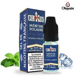 Liquide CirKus Sel de Nicotine Menthe Polaire pas cher