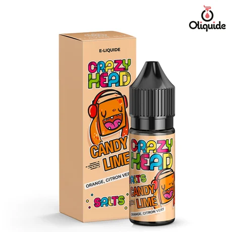 Crazy Head Salts Candy Lime Salts 10 ml de la marque Flavor Hit