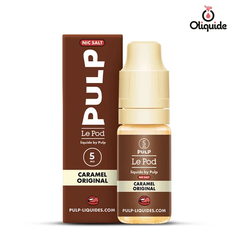 Le Pod Liquide Caramel Original de la marque Pulp