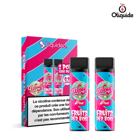 Liquideo Wpuff pod2 Pod Fruits-des-Bois x2 de la marque Liquidéo
