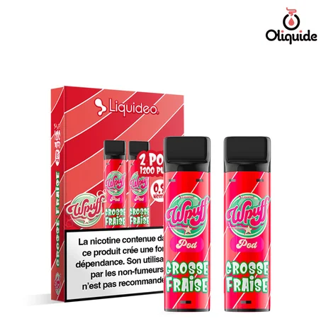 Liquideo Wpuff pod2 Pod Grosse Fraise x2 de la marque Wpuff