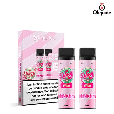Liquideo Wpuff pod2 Pod Mashmalow x2 de la marque Liquidéo