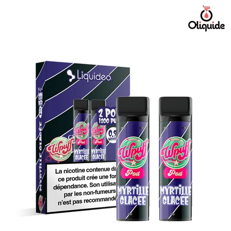 Liquideo Wpuff pod2 Pod Myrtille Glacée x2 de la marque Wpuff