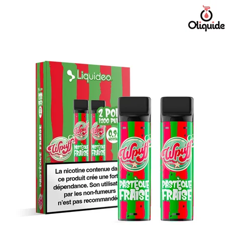 Liquideo Wpuff pod2 Pod Pastèque Fraise x2 de la marque Liquidéo