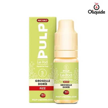 Pulp Le Pod Fizz Groseille Dorée de la marque Pulp