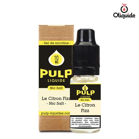 Pulp Nic Salt Le Citron Fizz de la marque Pulp