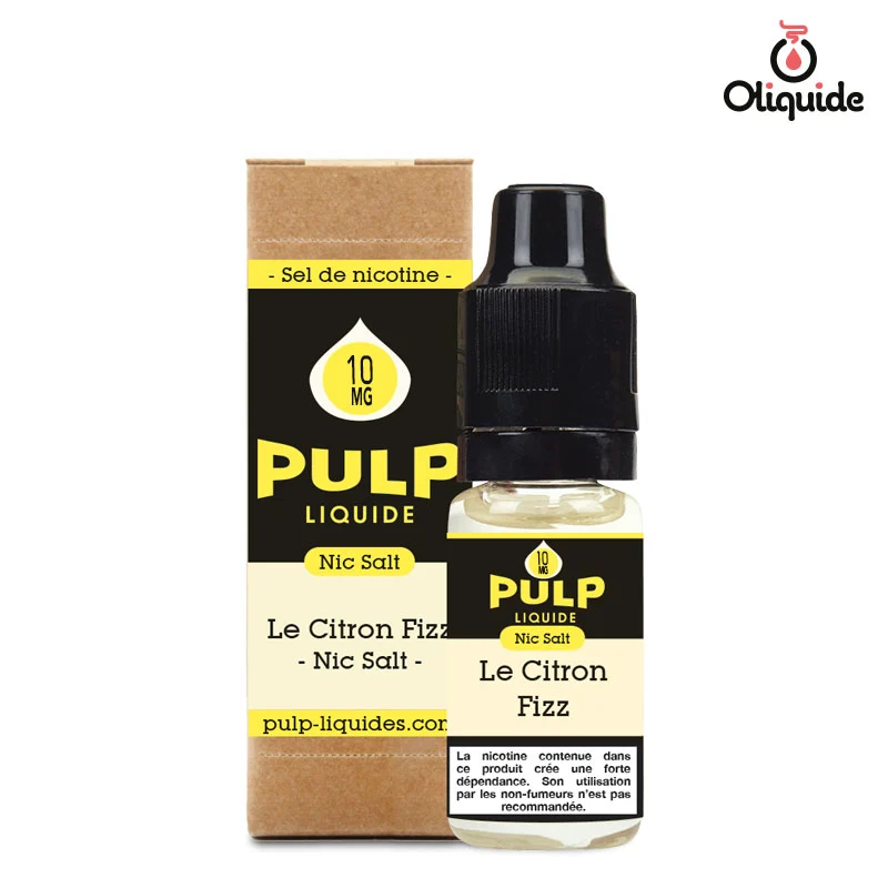 Testez le Le Citron Fizz de Pulp et observez les résultats