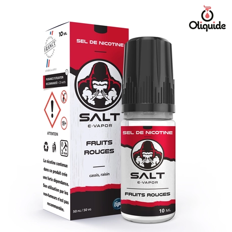 Salt E-Vapor Fruits rouges de la marque Lips - Le French Liquide