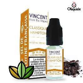 Classique Hampton de la collection VDLV Sel de Nicotine 