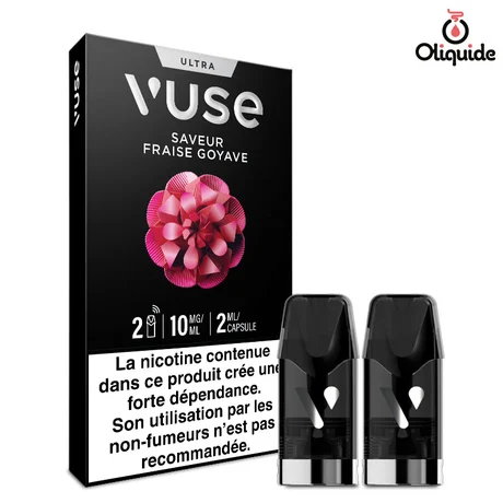 Vuse Capsule Ultra Fraise Goyave 2x2 ml de la marque Vuse