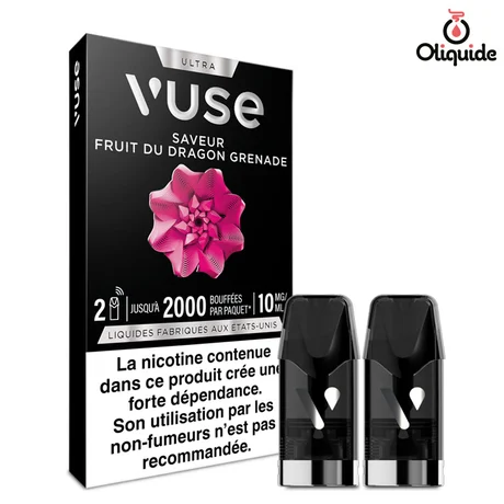 Vuse Capsule Ultra Fruit du Dragon Grenade 2x2ml de la marque Vuse