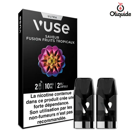Vuse Capsule Ultra Fusion Fruits Tropicaux 2x2 ml de la marque Vuse