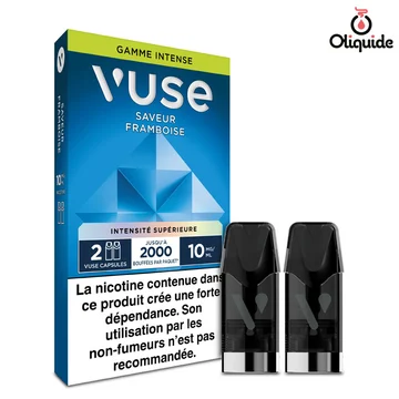 Framboise x2 de la collection Vuse Gamme Intense 