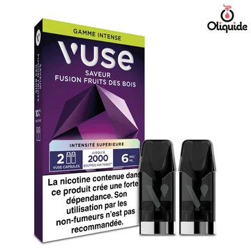 Fusion Fruits des Bois x2 de la collection Vuse Gamme Intense 