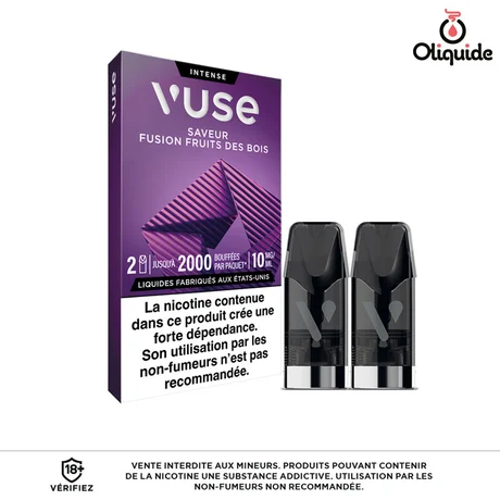 Vuse Gamme Intense X2 Fusion Fruits des Bois x2 de la marque Vuse