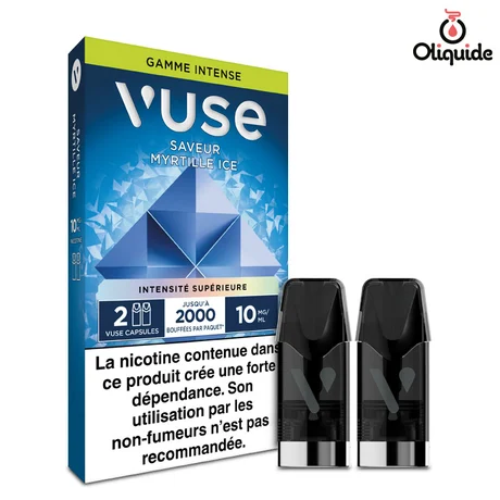 Vuse Gamme Intense X2 Myrtille Ice x2 de la marque Vuse