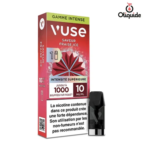 Vuse Gamme Intense Fraise Ice x1 de la marque Vuse