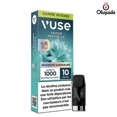 Vuse Gamme Intense Menthe Ice x1 de la marque Vuse