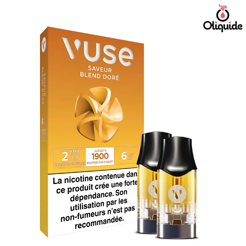 Adaptez-vous au Blend Doré x2 - Vuse PRO de Vuse et testez-le