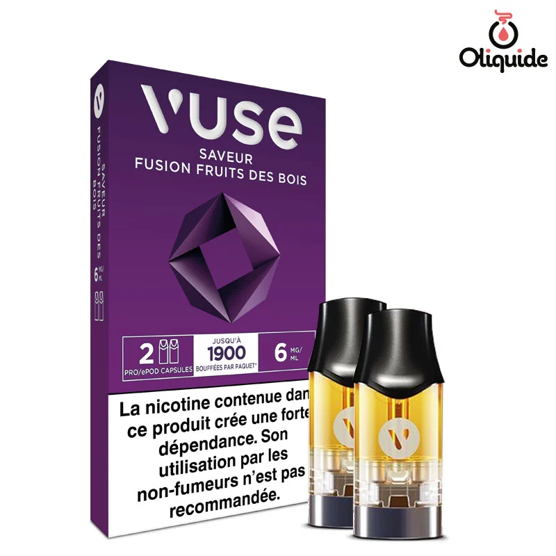 Passez du temps à tester le Fusion Fruits des Bois x2 - Vuse PRO de Vuse