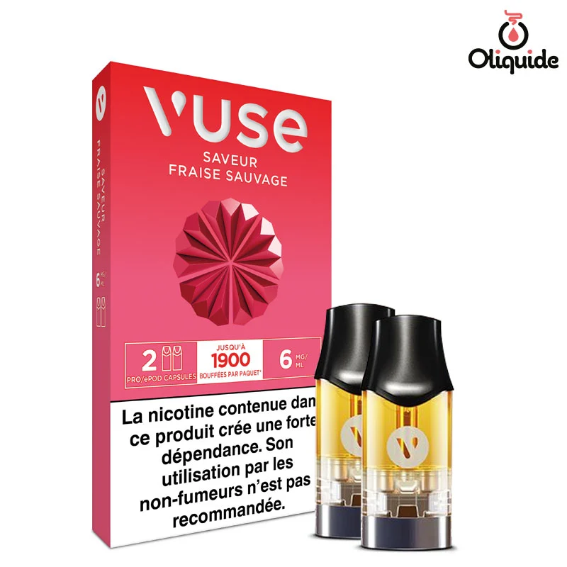 Expérimentez le Fraise Sauvage x2 - Vuse PRO de Vuse
