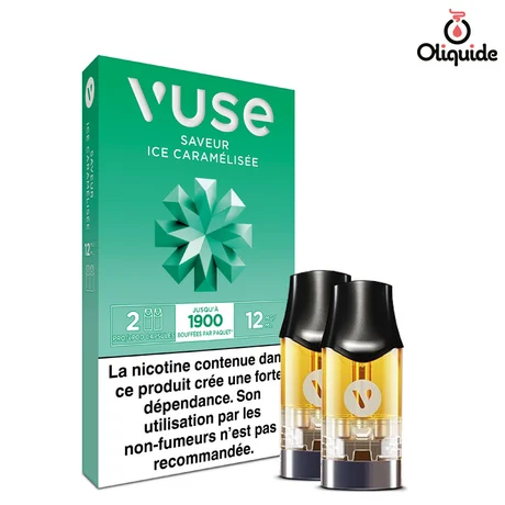 Vype VPRO pour ePod Ice Caramélisée x2 - Vuse PRO de la marque Vuse